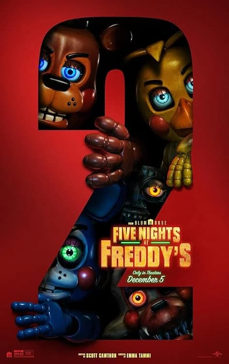 Five Nights at Freddy's 2 film posteri
