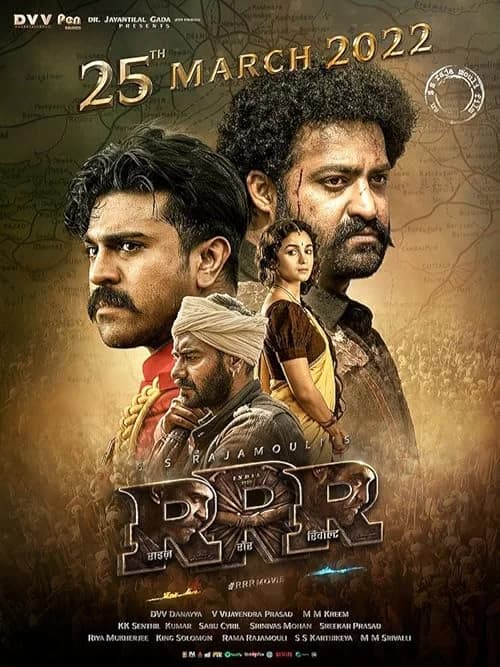 RRR film posteri