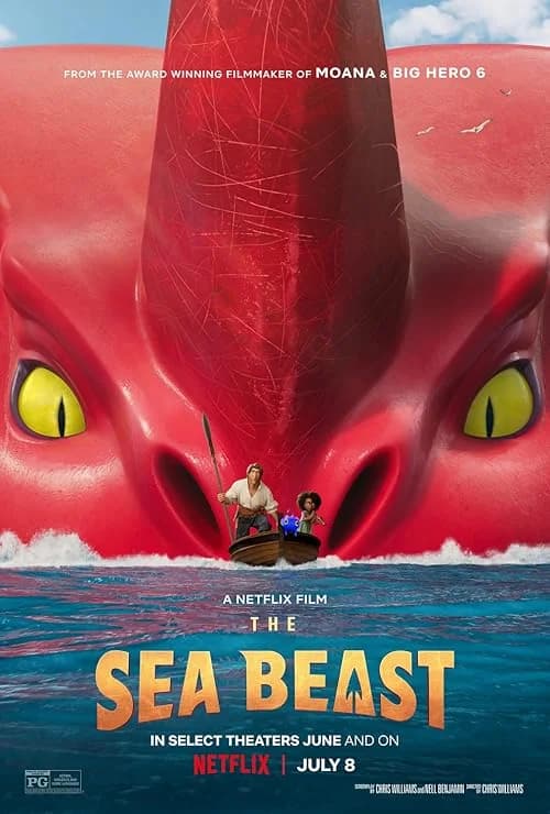 The Sea Beast film posteri